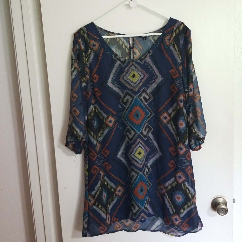 Navy blue dress